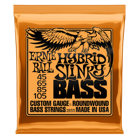 Ernie Ball Nickel Wound Electric Bass Strings 2833 (45-105)